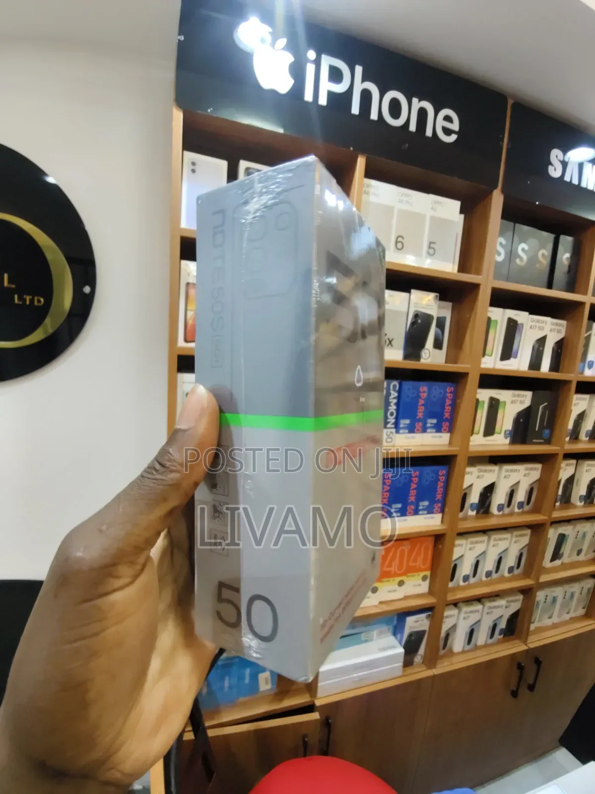 New Infinix Note 50s 256 GB Black