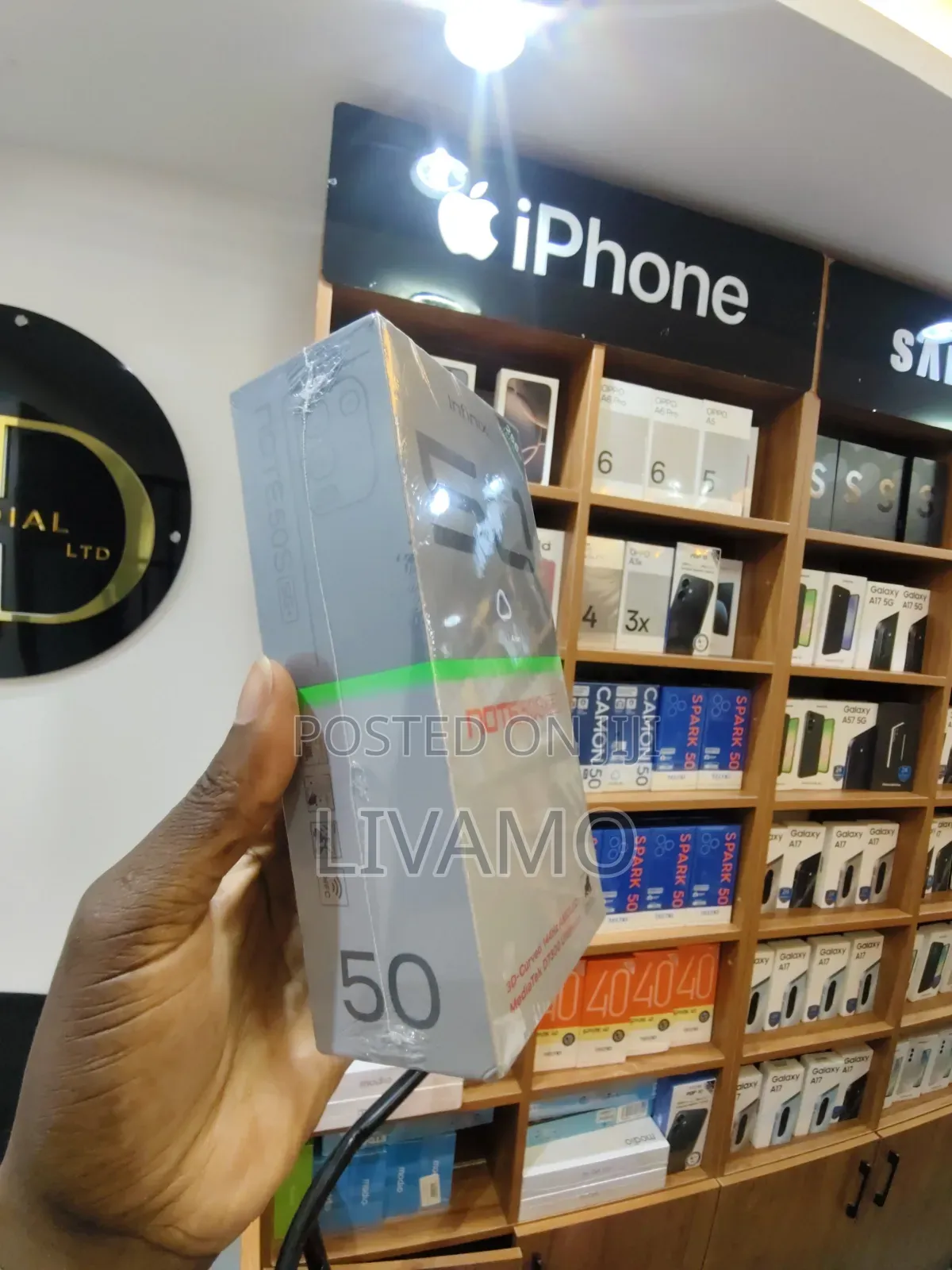 New Infinix Note 50s 256 GB Black