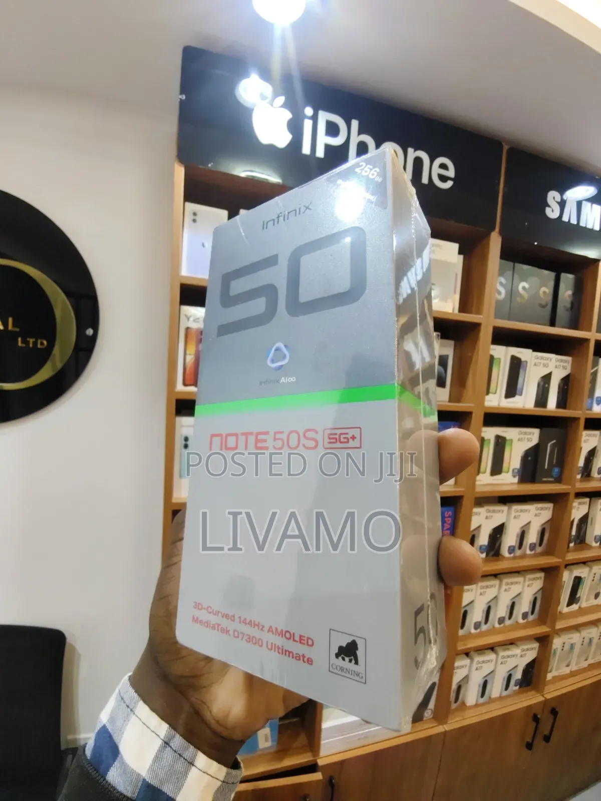 New Infinix Note 50s 256 GB Black