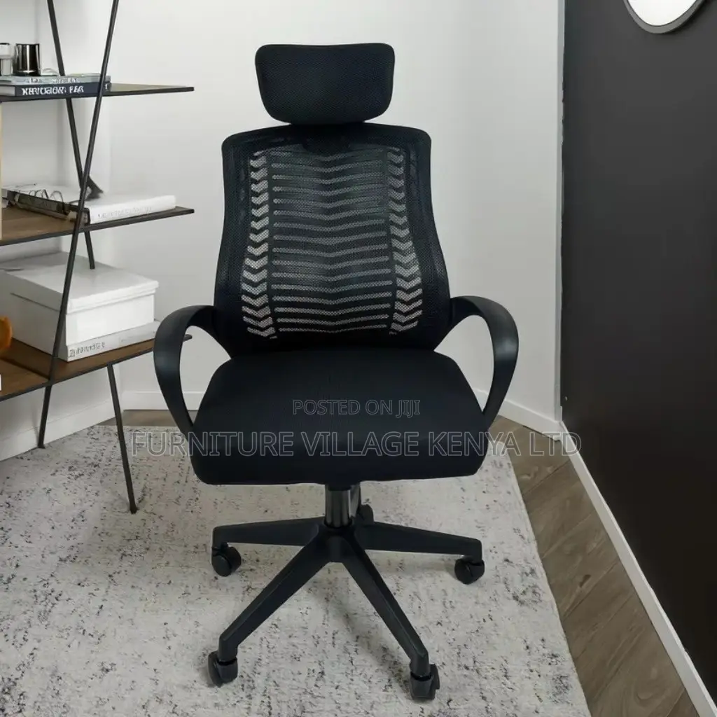 Breathable Backrest Mesh Headrest Chair