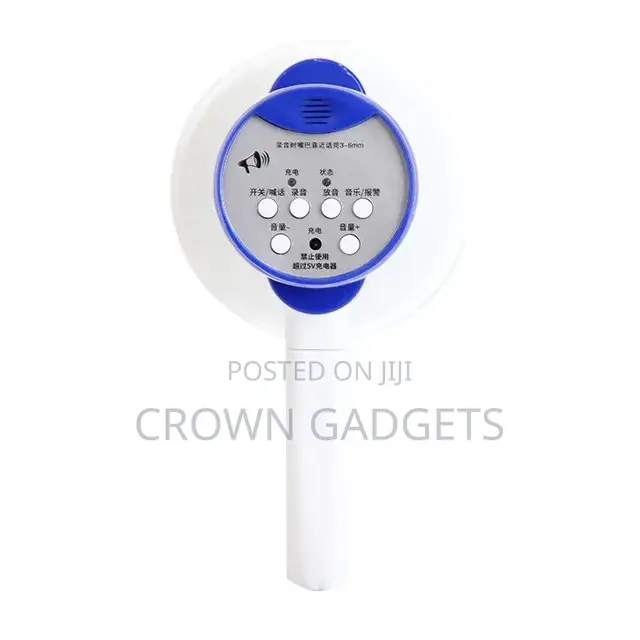 Handheld Megaphone Loudspeaker With Mic Siren Function