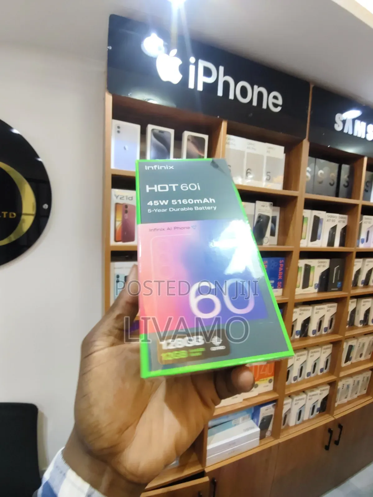 New Infinix Hot 60i 256 GB Blue