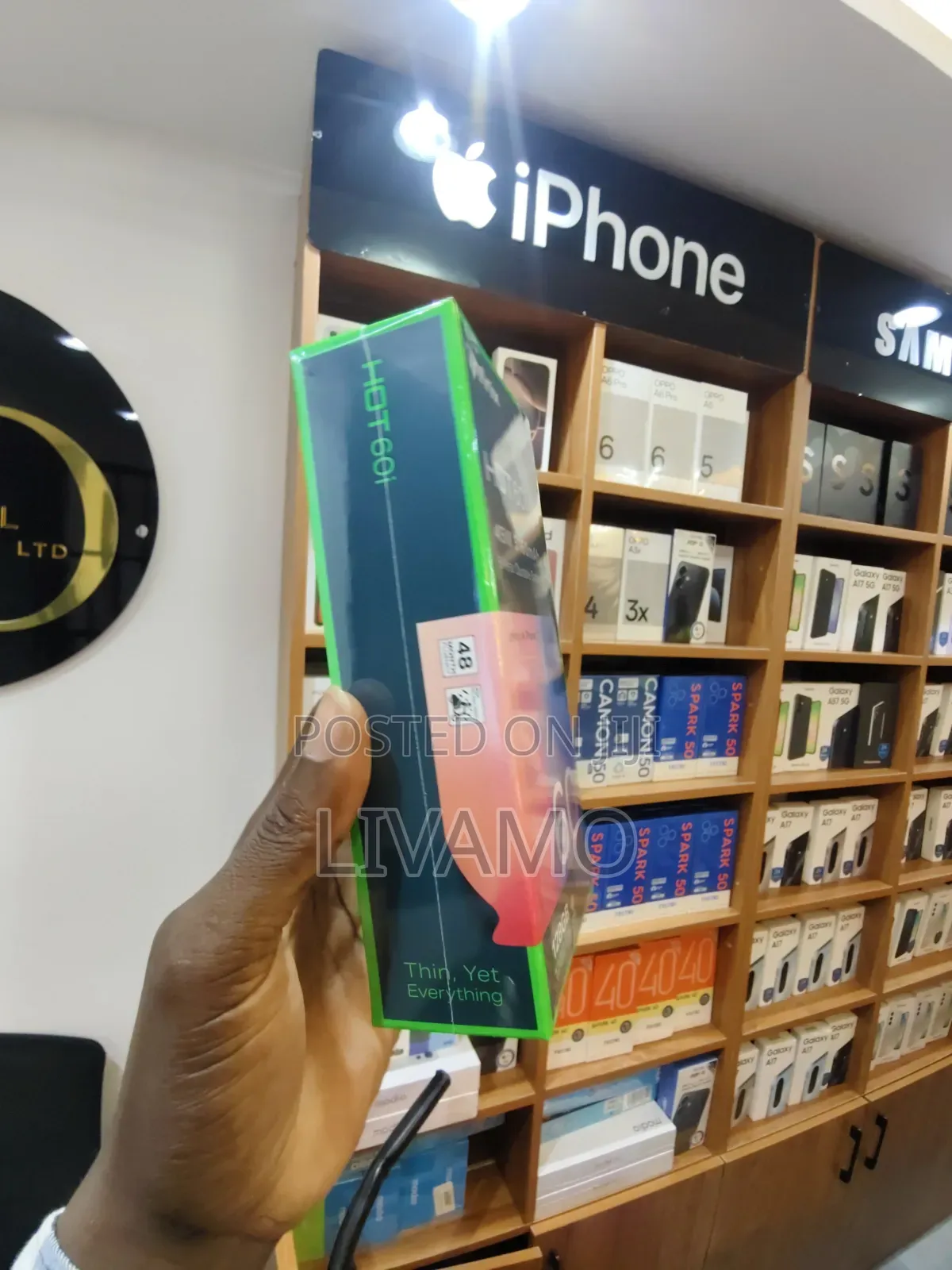 New Infinix Hot 60i 256 GB Blue