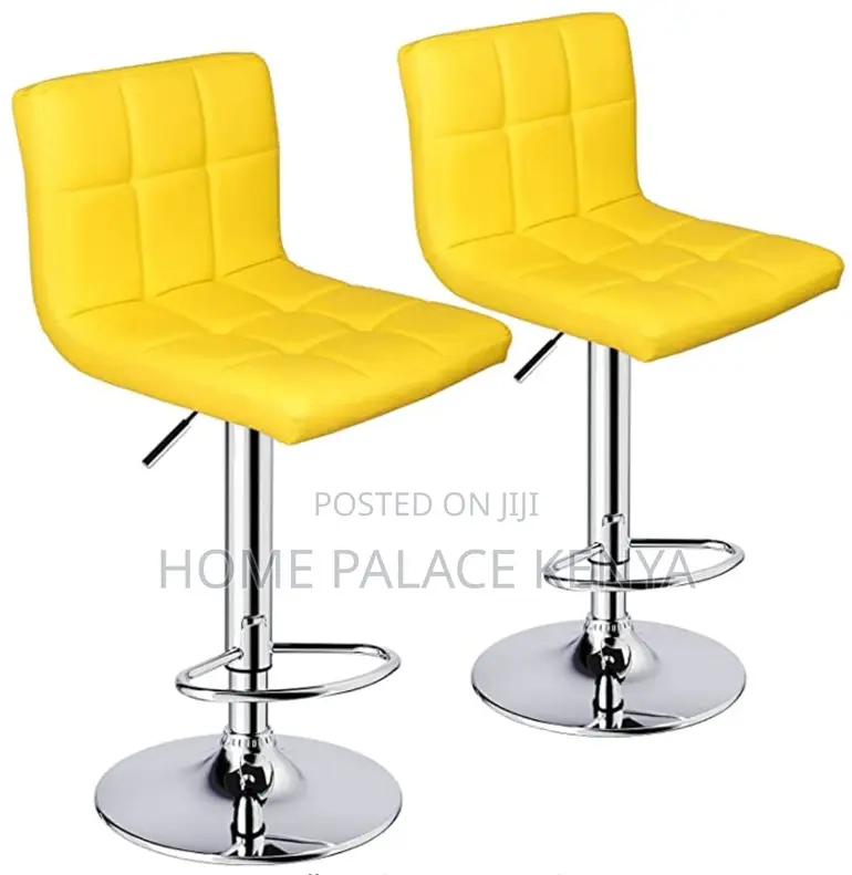 Bar Stool: Adjustable Height Bar Stool With Footrest