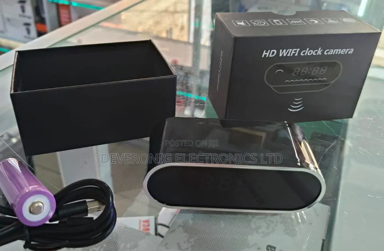 Hidden Camera Built Into a Clock Design