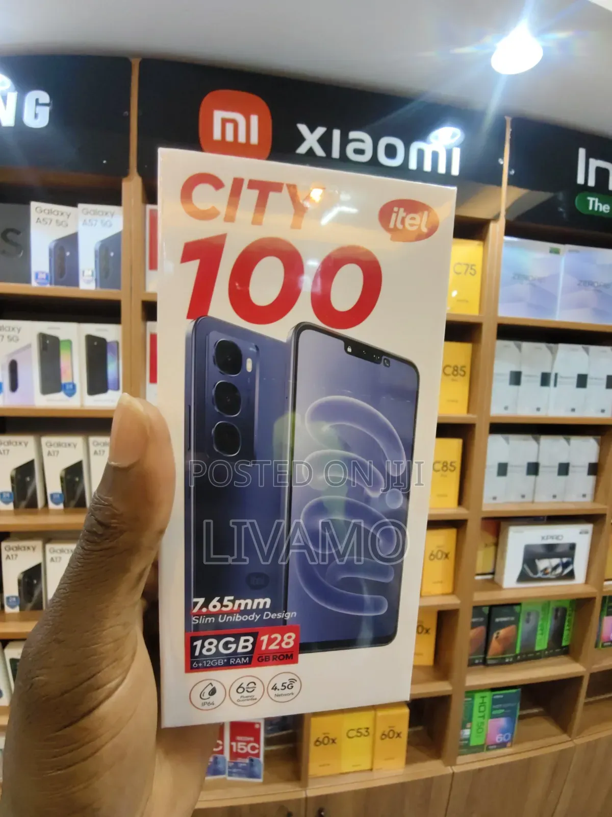 New Itel City 100 128 GB Gray