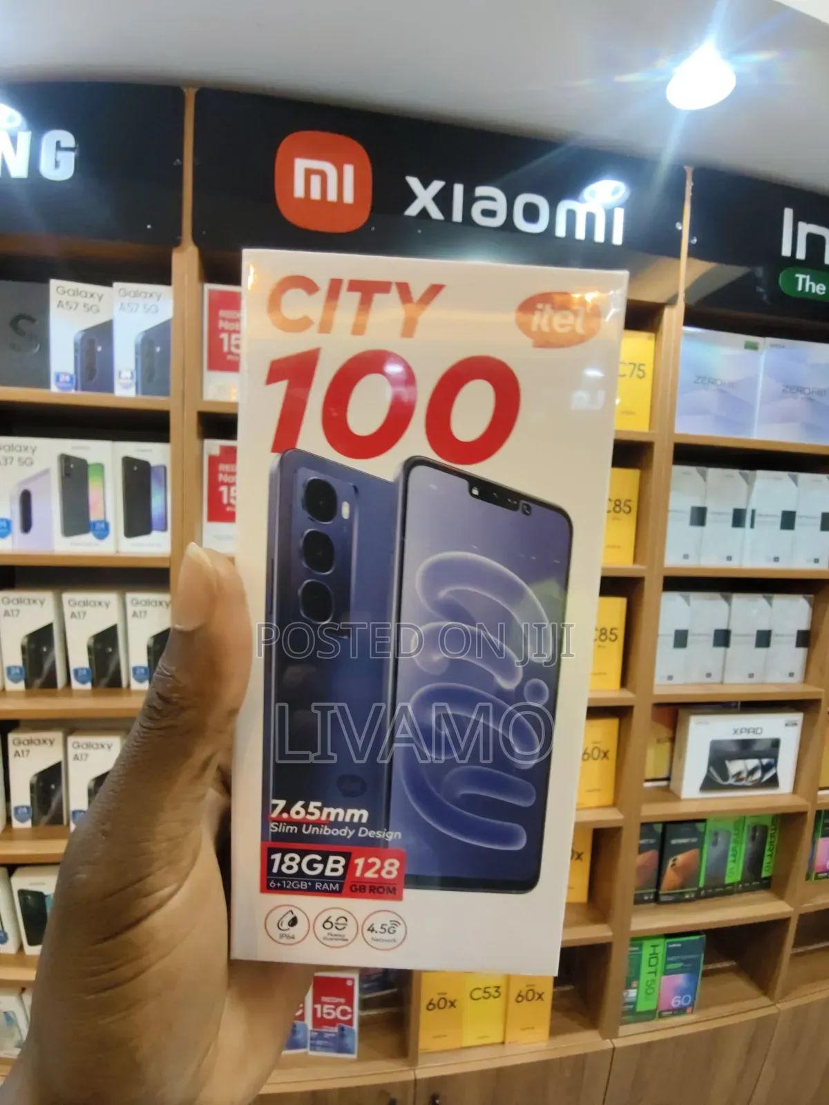 New Itel City 100 128 GB Gray