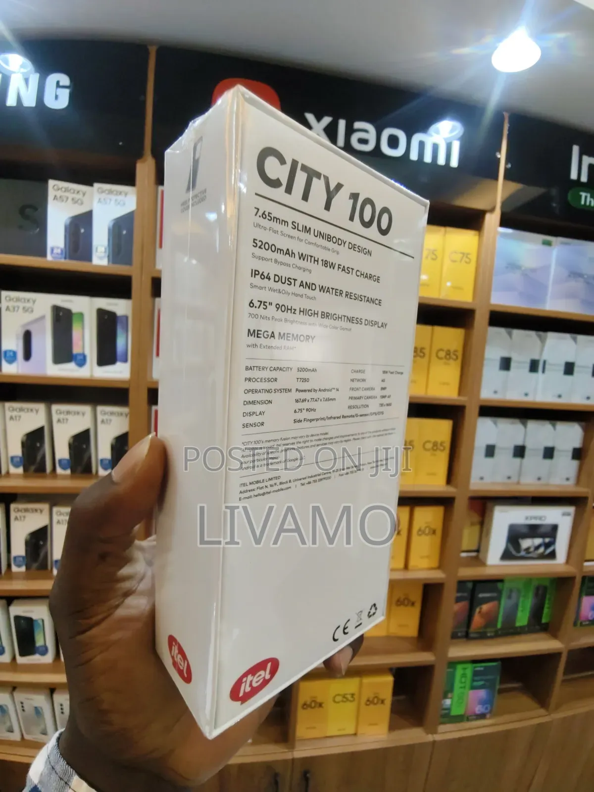 New Itel City 100 128 GB Gray