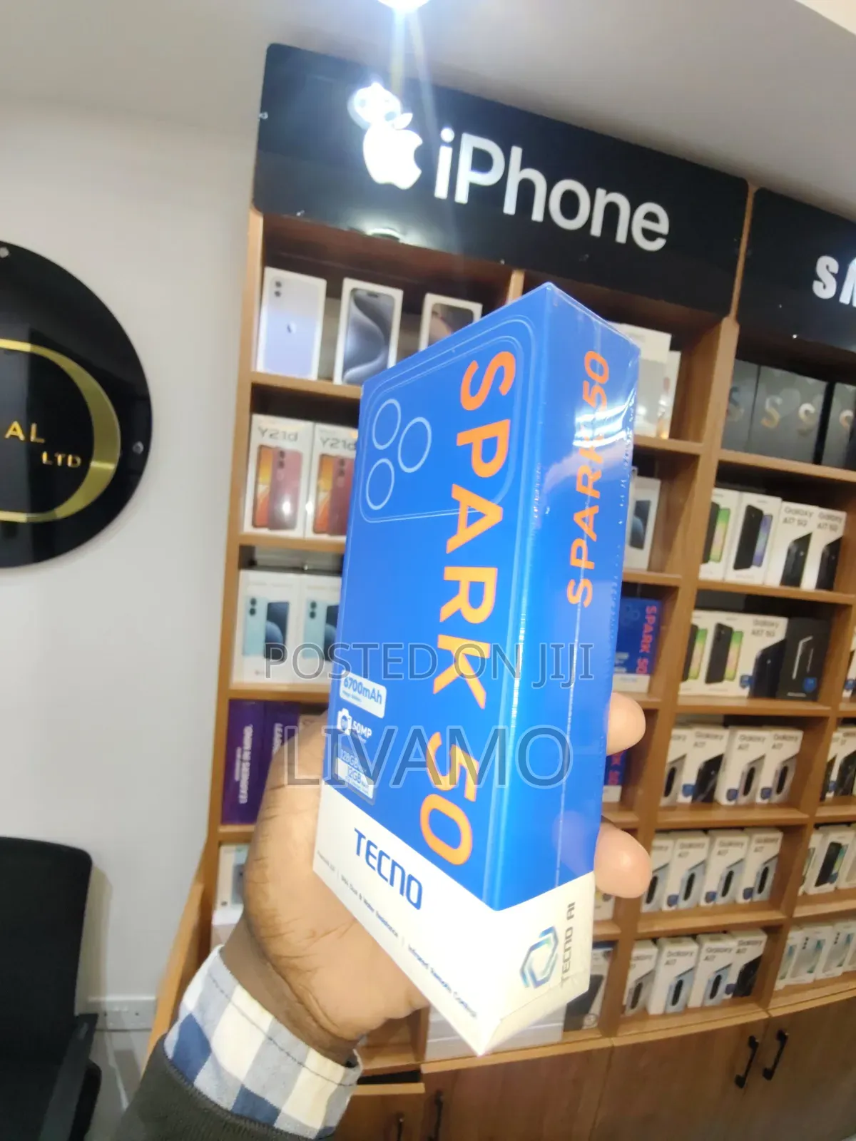New Tecno Spark 50 128 GB Gray