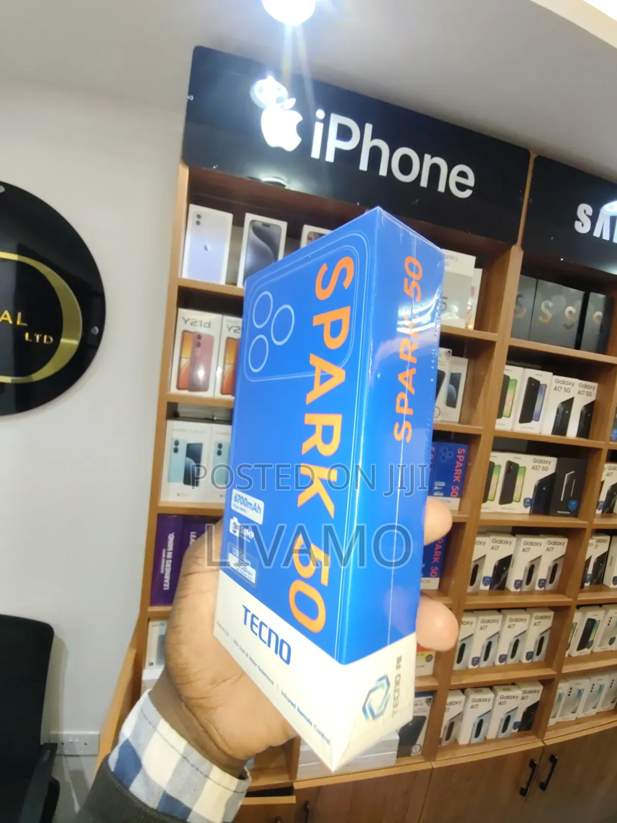 New Tecno Spark 50 128 GB Gray