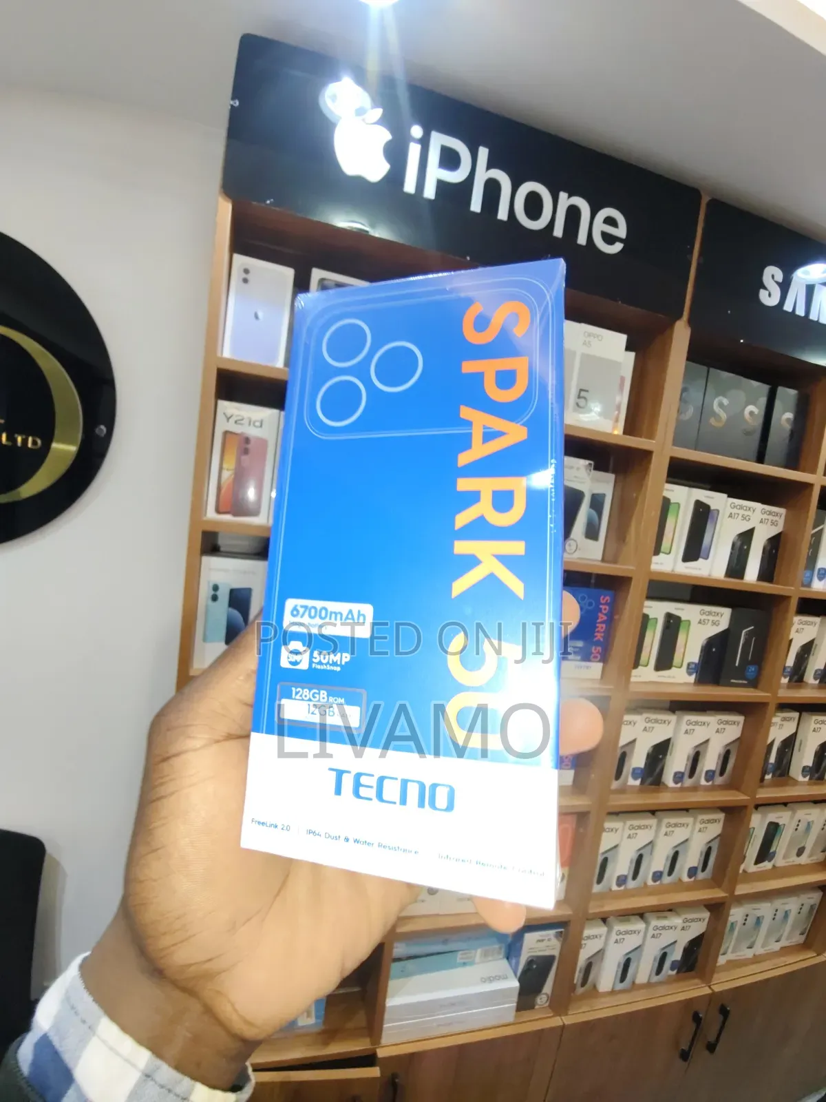New Tecno Spark 50 128 GB Gray