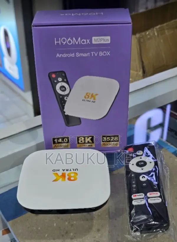 H96max Android 14.0 Smart Tv Box 4gb + 128gb Rom With Youtube+Netflix