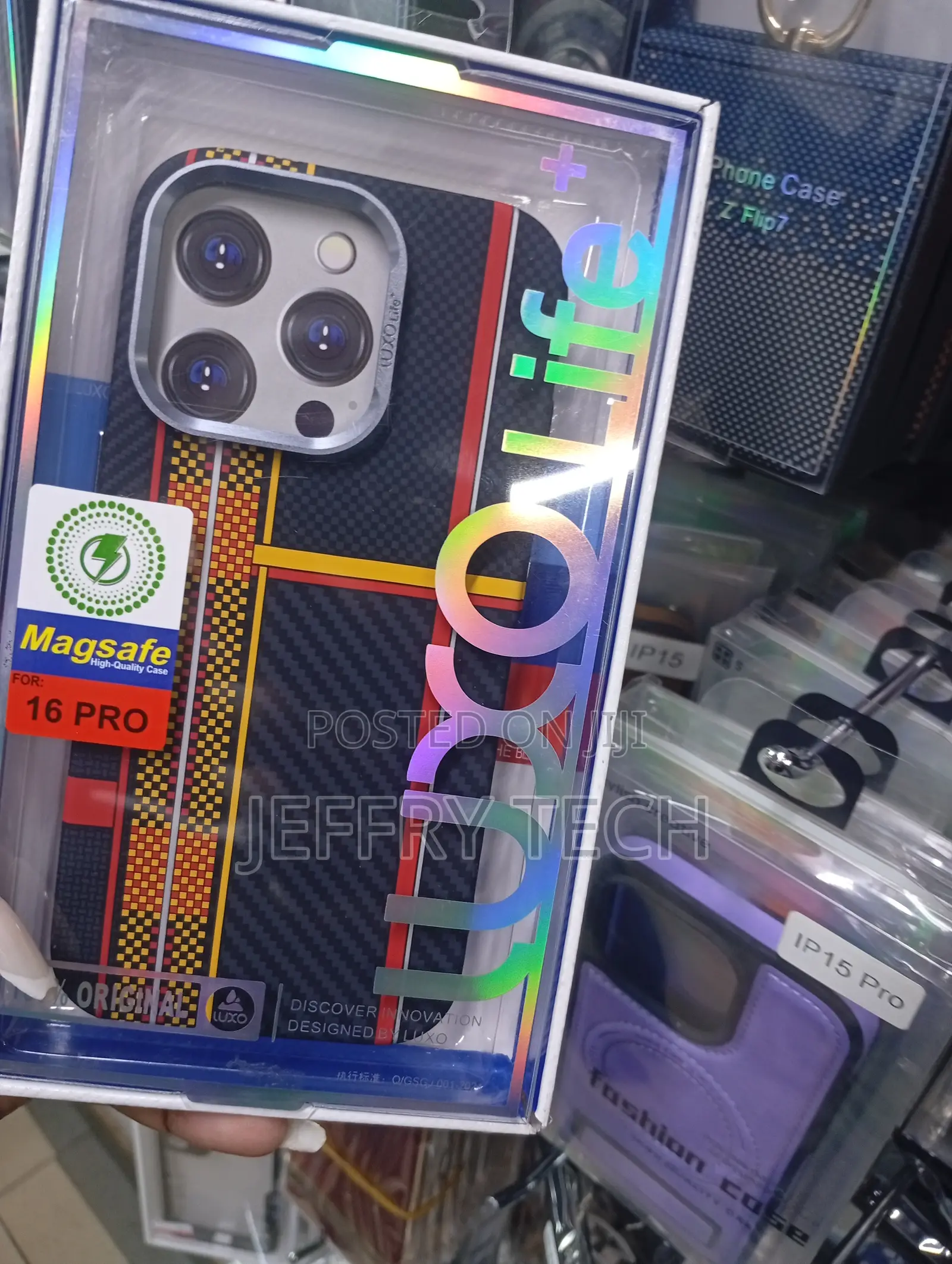 iPhone 16 Pro, Featuring a Colorful Tribal Pattern [5.2, 5.3, 5.4].