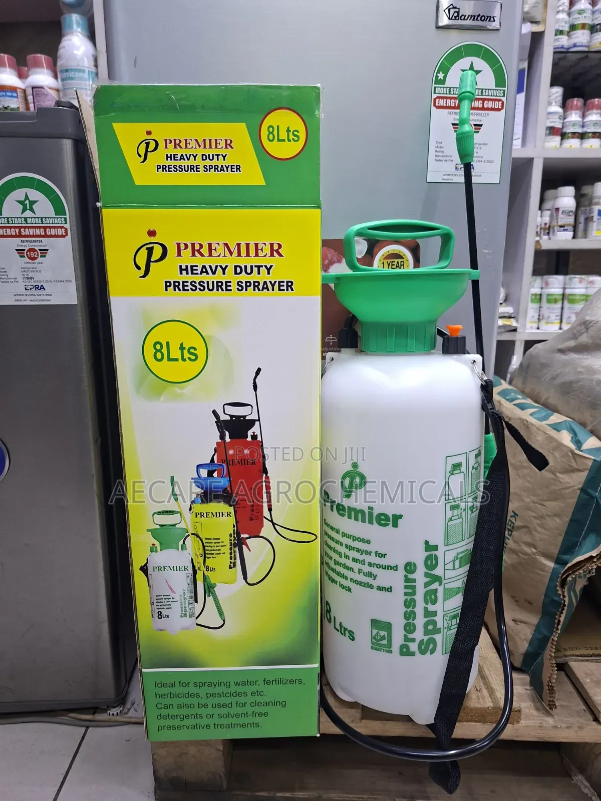 Premier Heavy Duty Pressure Sprayer 8 Litres