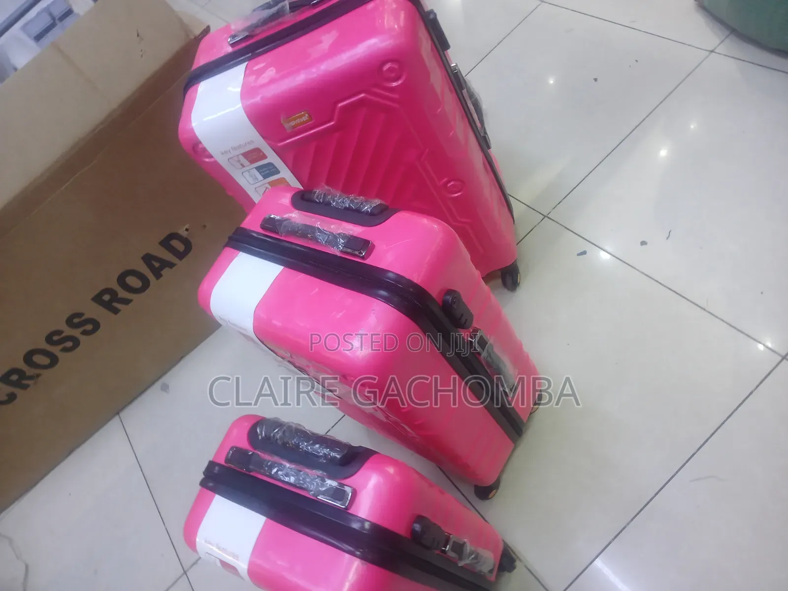 Fribe Hot Pink Travel Suitcase – Stylish Durable Luggage