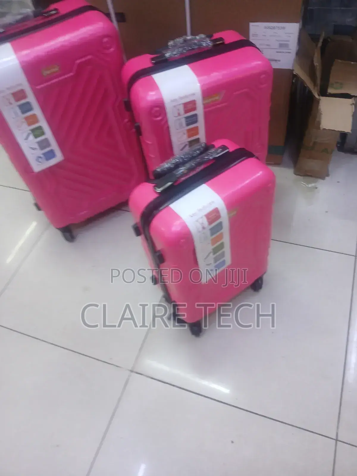 Fribe Hot Pink Suitcase With Spinner Wheels – Travel in Comfort