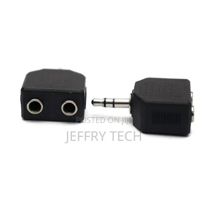Dual Female Stereo Headphone Audio Connector- (Pack of 2)
