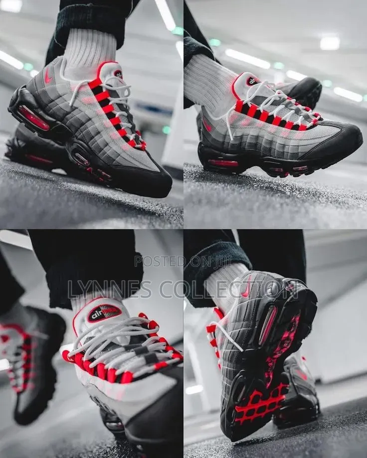 Nike Air Max 97 Sneakers - Stylish Everyday Streetwear/Red/White
