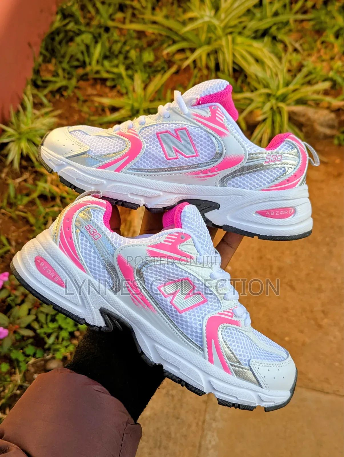 New Balance 530 Pink/Black/White/Blue Sneakers - Retro Running Shoes