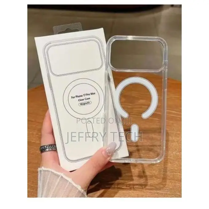 Clear Magsafe Support Wireless Charging for iPhone 17 Pro Max