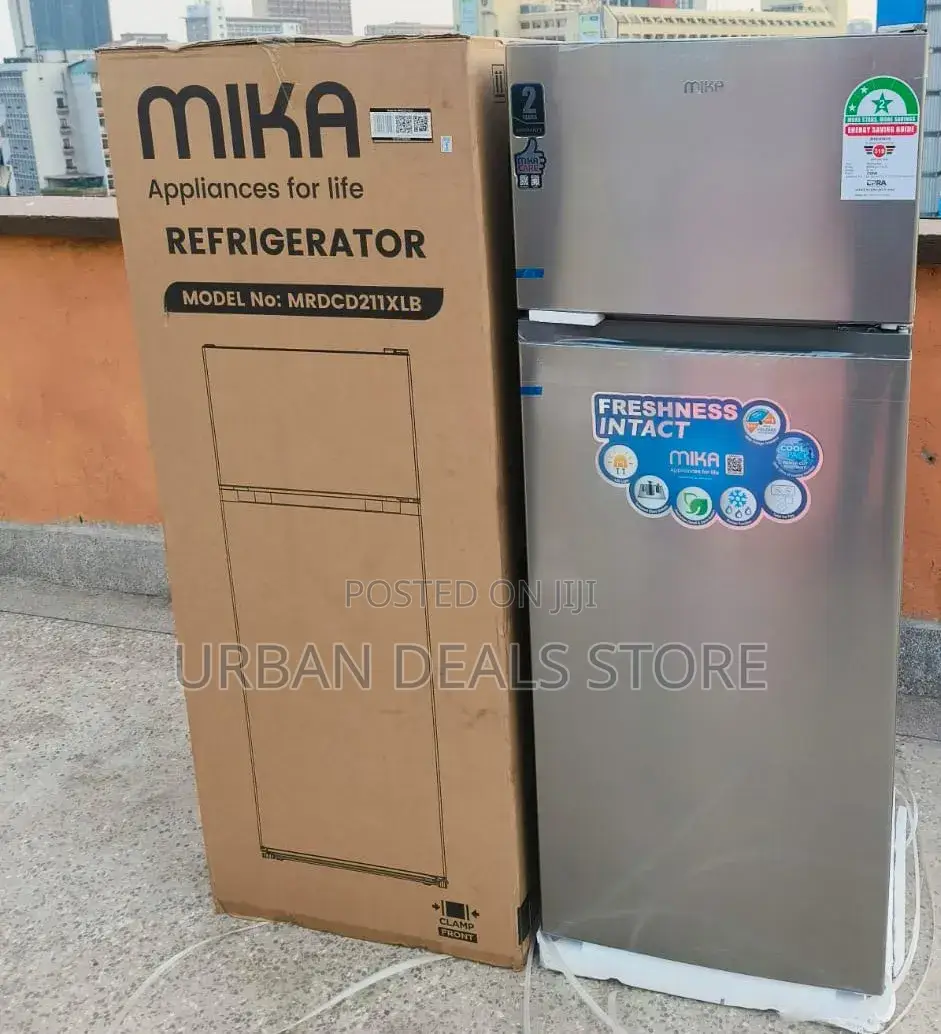 Mika 211 Litres Double Door Refrigerator