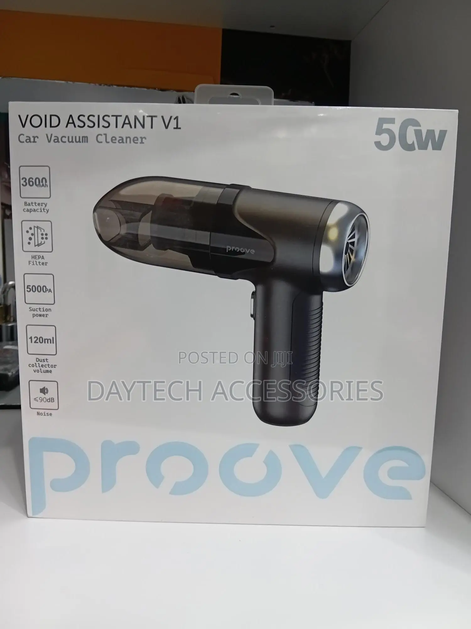 This Is Proove Void Assistant V1 Cordless Handheld Car Vacuum Cleaner.