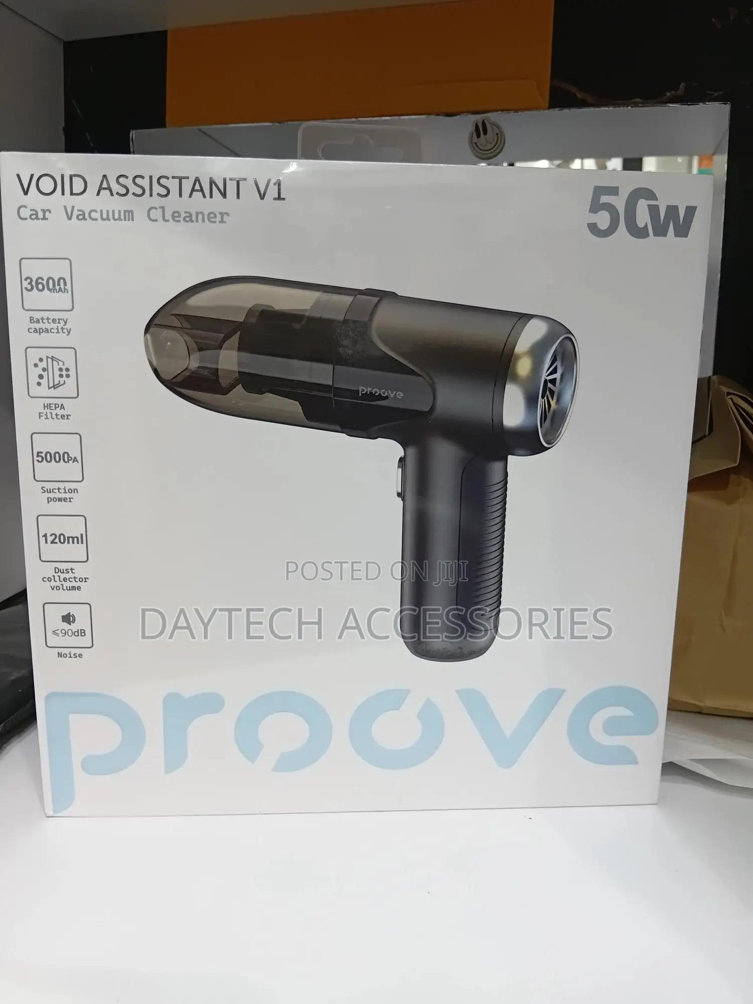 This Is Proove Void Assistant V1 Cordless Handheld Car Vacuum Cleaner.