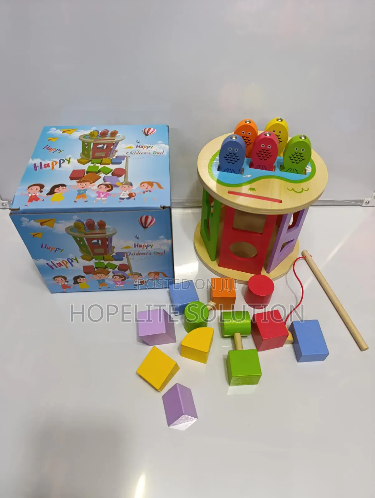 Wooden Blocks and Shapes.