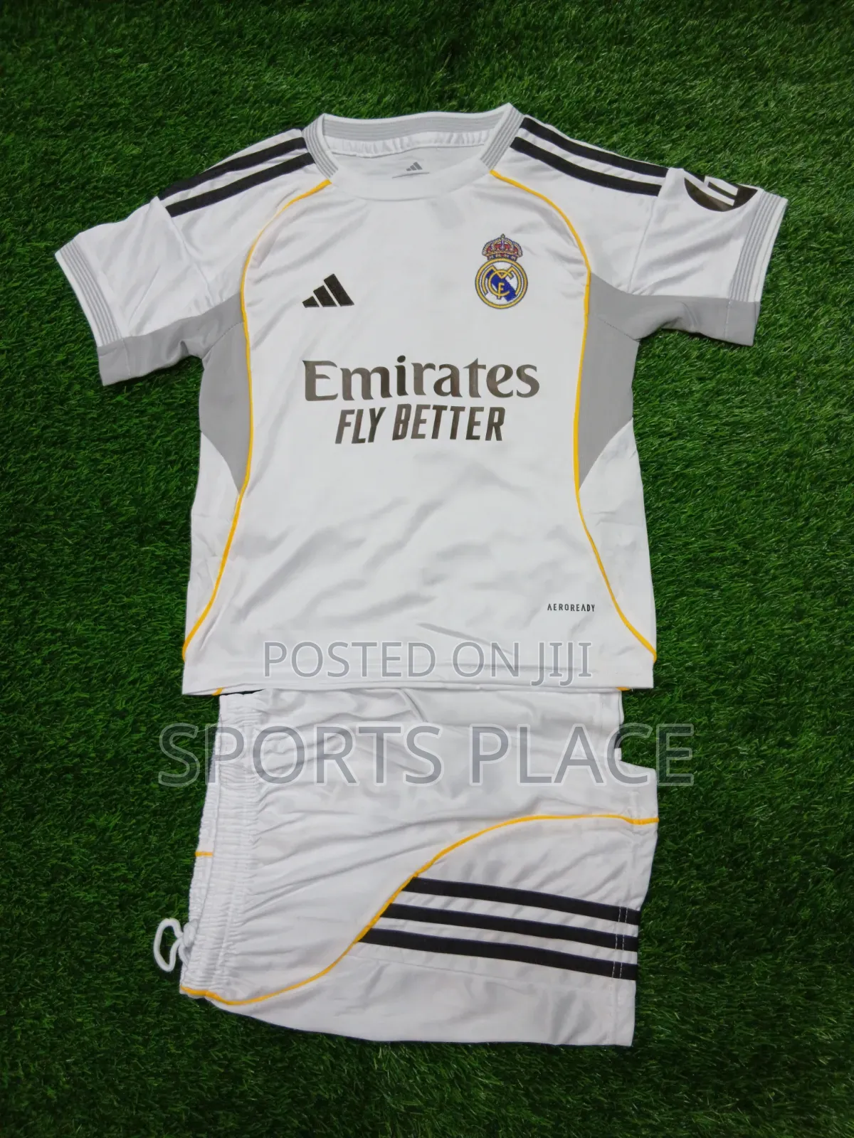 Real Madrid 25/26 Home Mbappé Jersey Kids Kit Top and Shorts