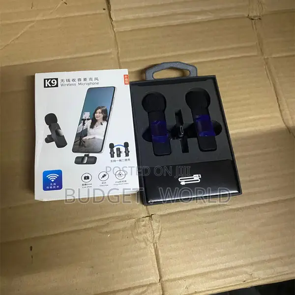 Dual Lapel Wireless Microphone Type-C for Vlogging and Live Streami