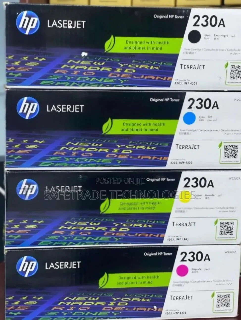 Original Hp Colorlaserjet Pro 4203 Seriesdazzlingtoners Hp230a(W2301a)