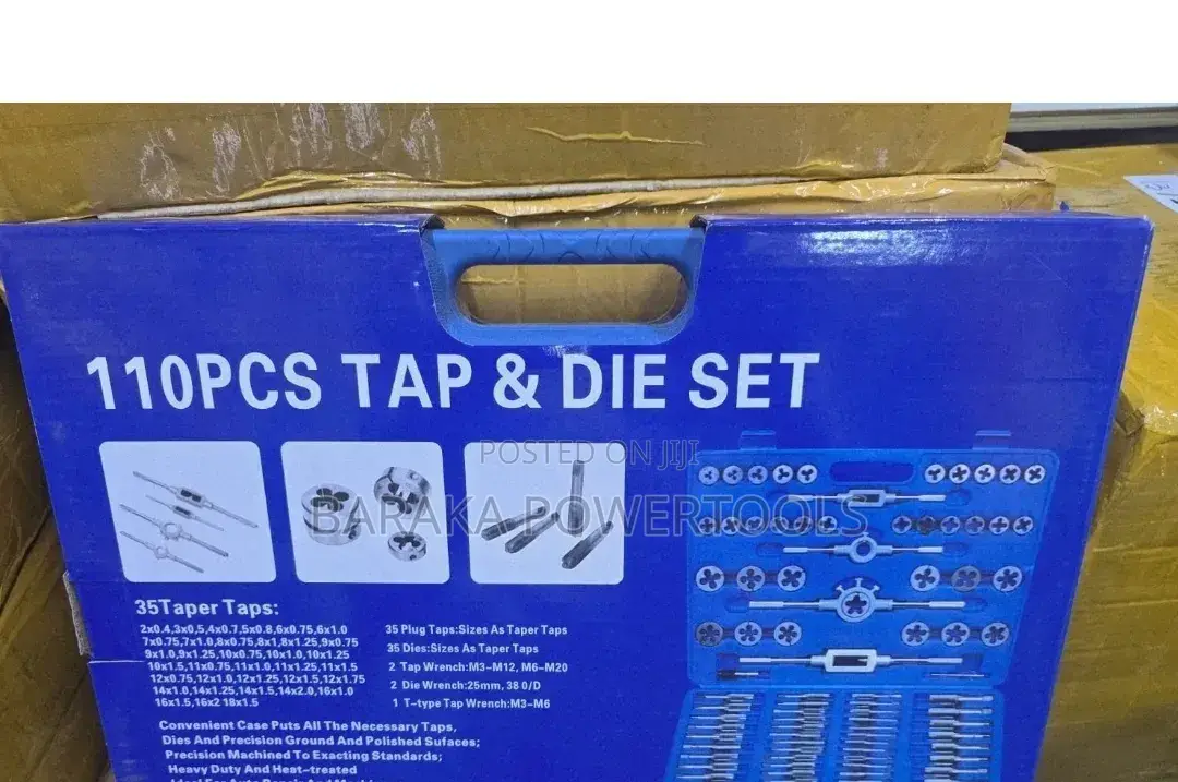 110pcs Tap and Die Set