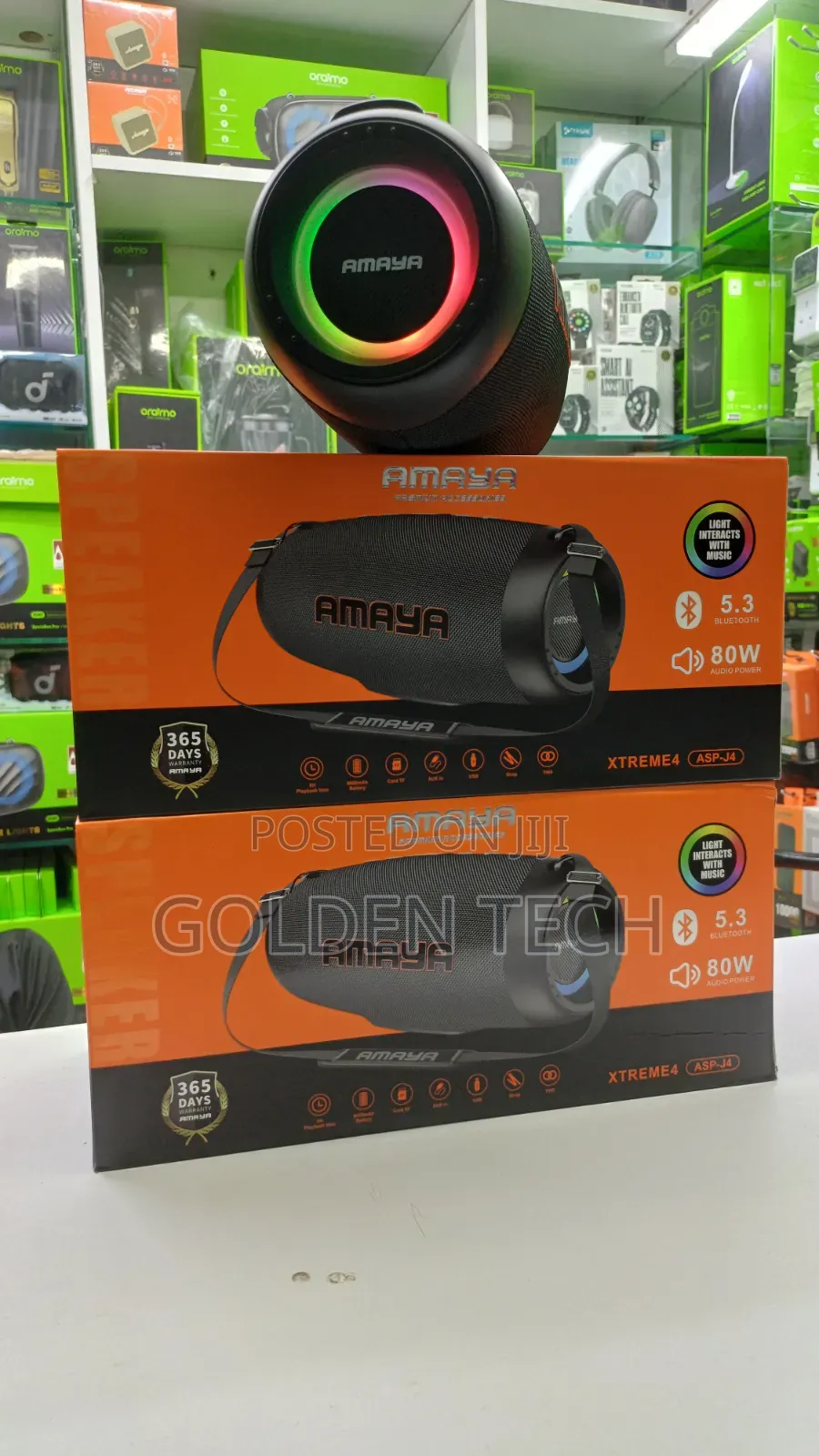 Amaya Xtreme4 Bluetooth Speaker With RGB Lights