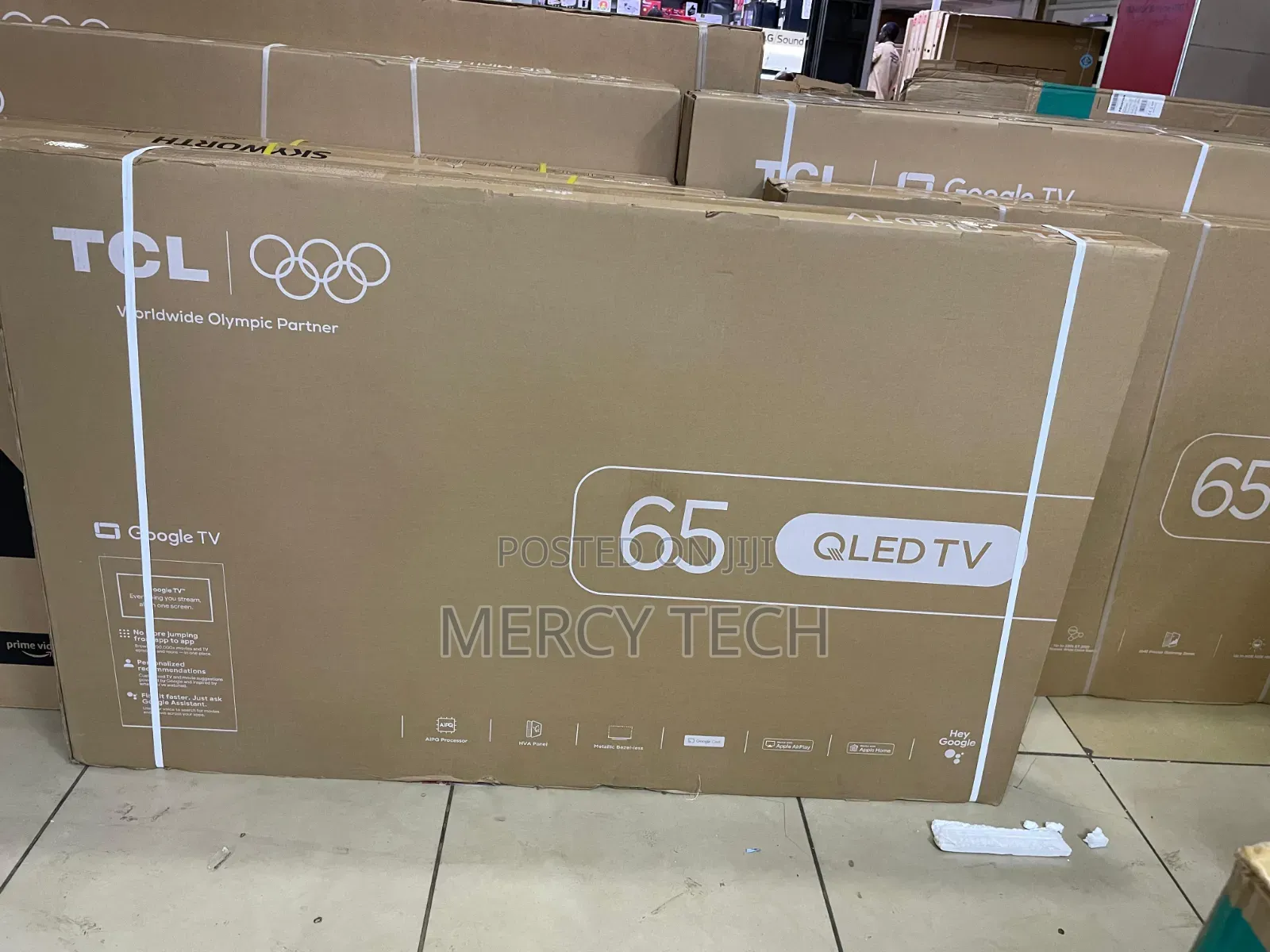TCL 65" Qled Google Tv