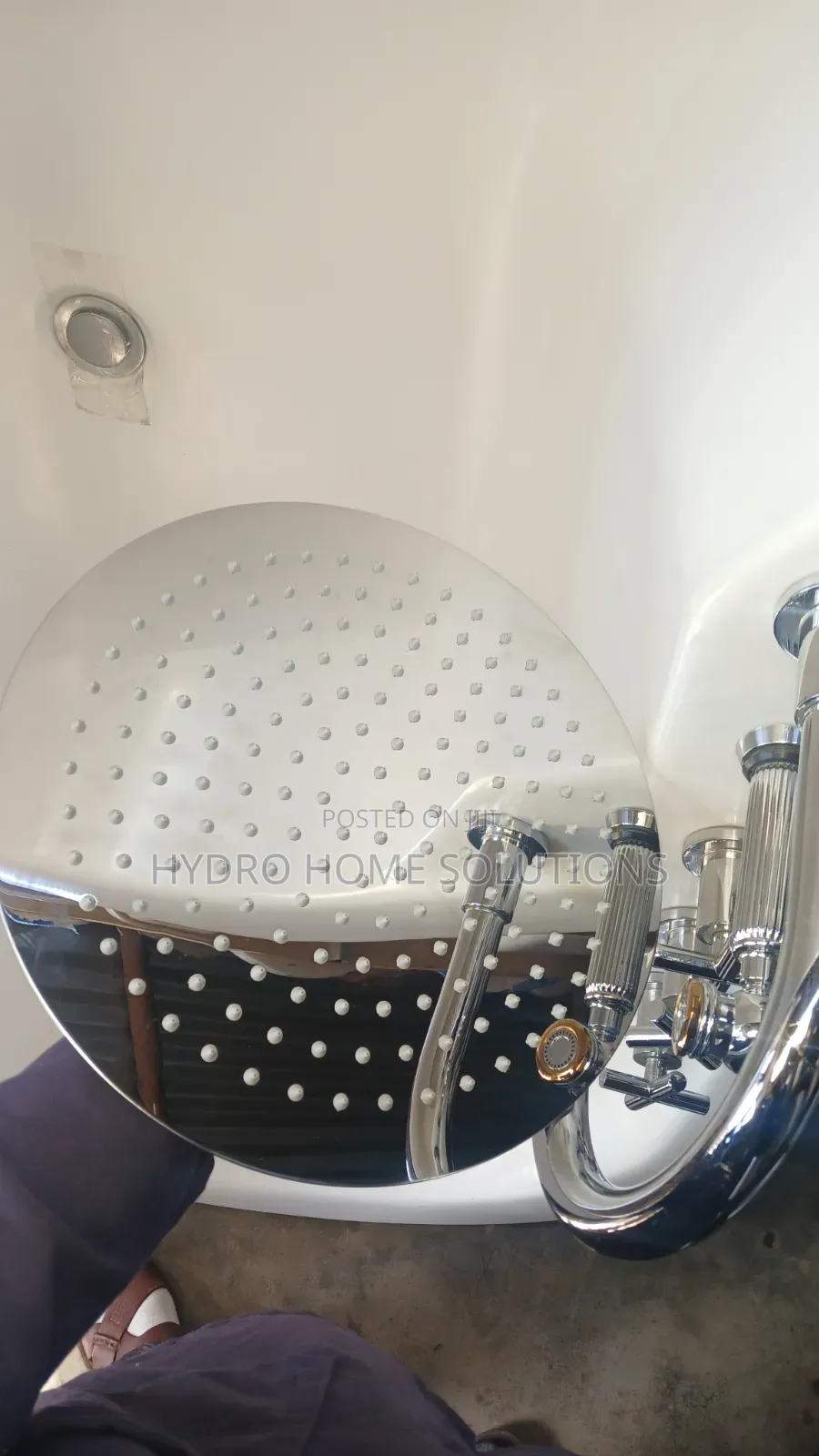 Pure Quality Silver Shower Head