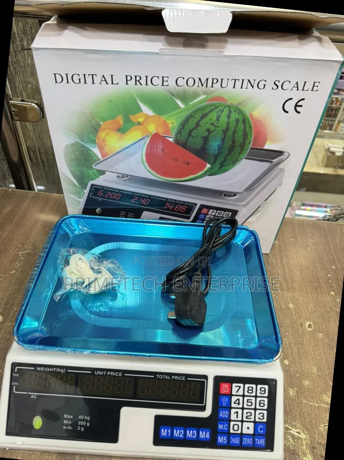 Armless Digital Scale-40kg Maximum