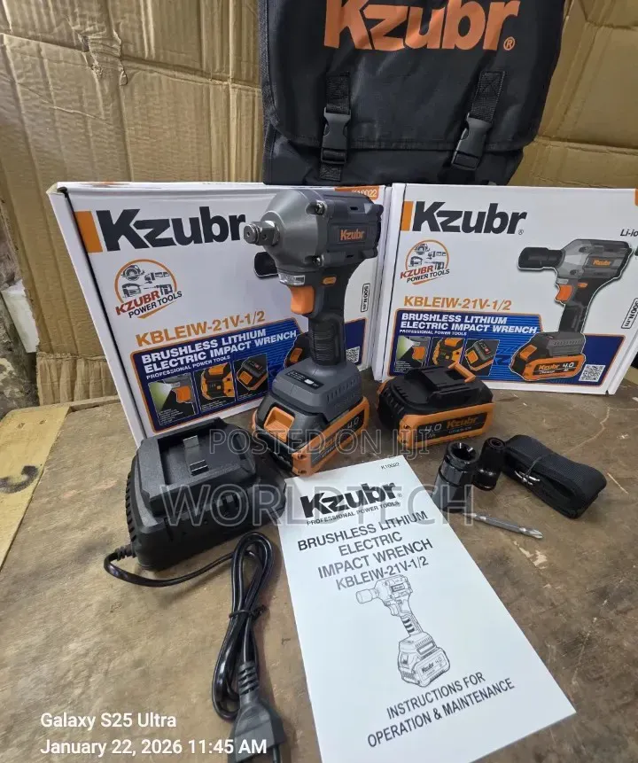 Kzubr 21v Cordless Impact Wrench/21v Impact Wrench Rechargeable