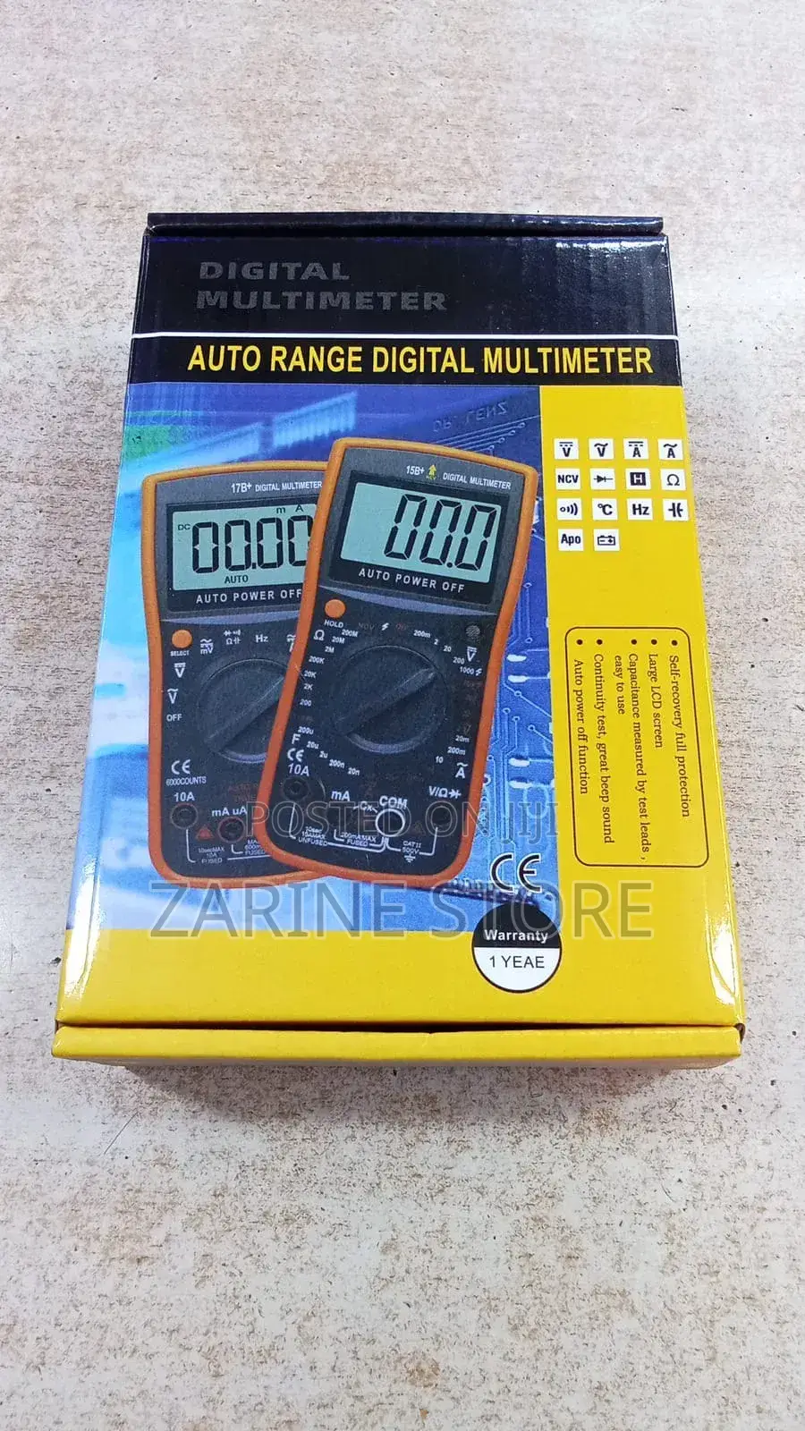 New Auto Range Digital Multimeter