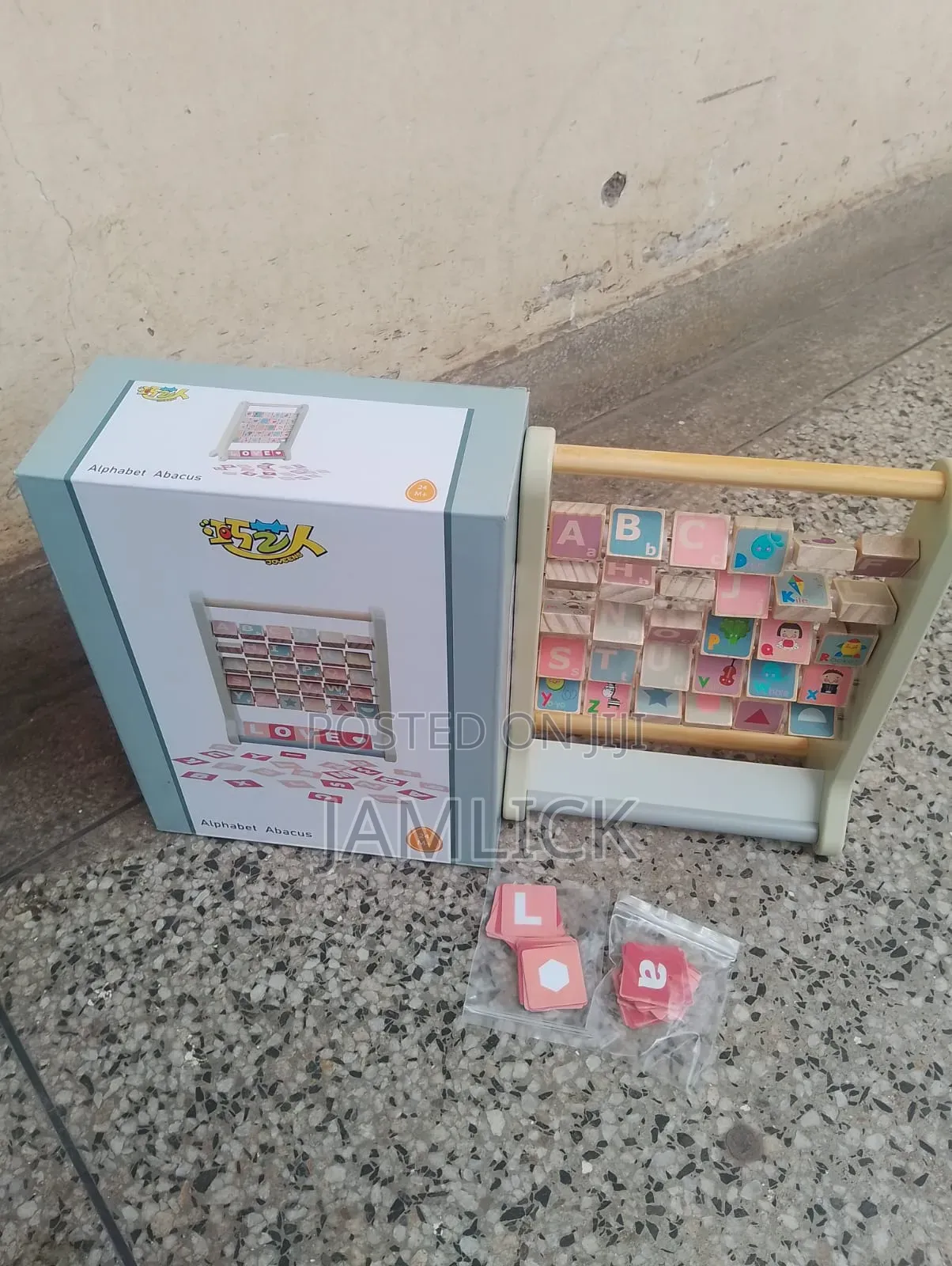Letter Abacus Alphabet Learning Counting Frame for Kids - Km