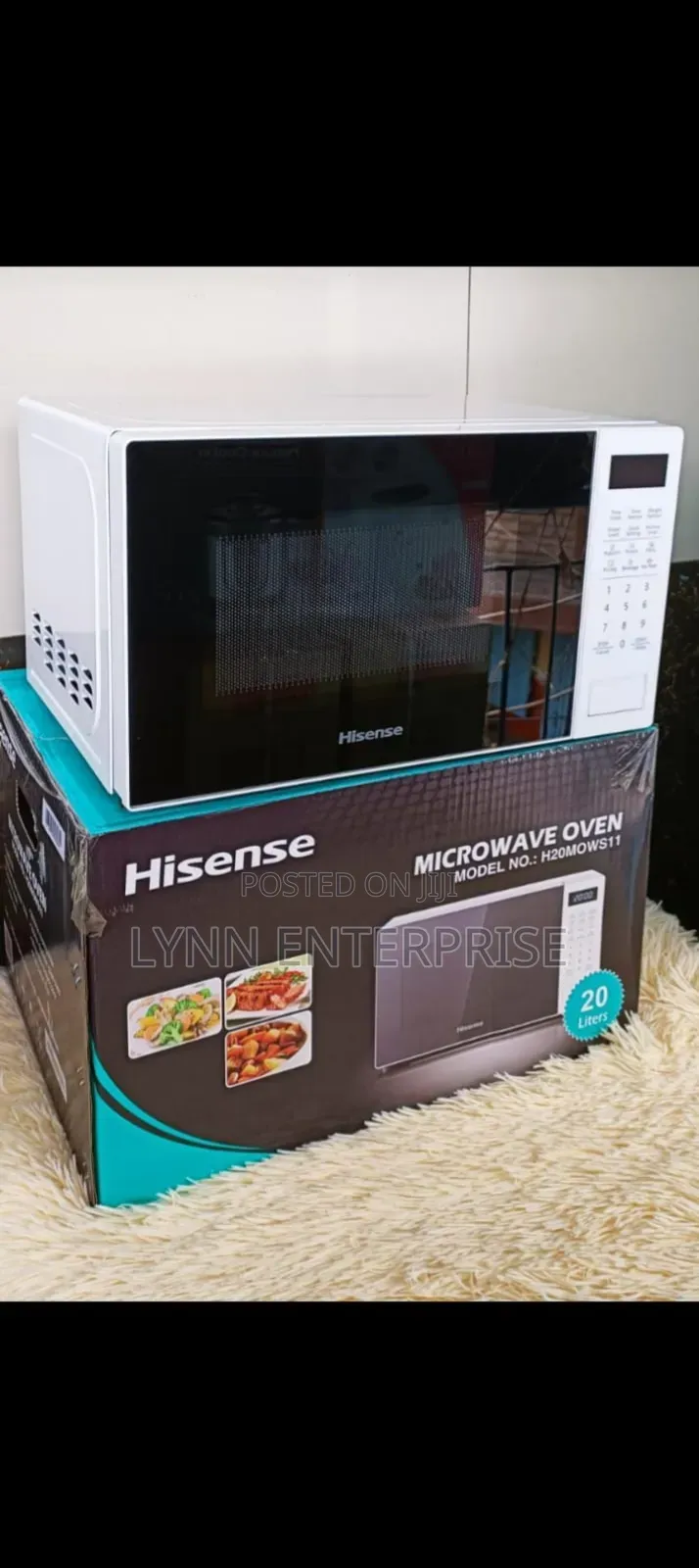 *Hisense 20litres Digital Microwave (White)