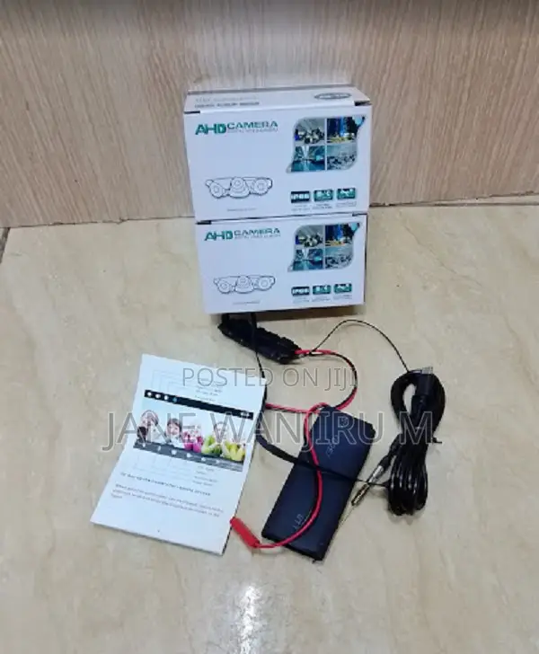 Hidden Pinhole Camera With Audio Recording