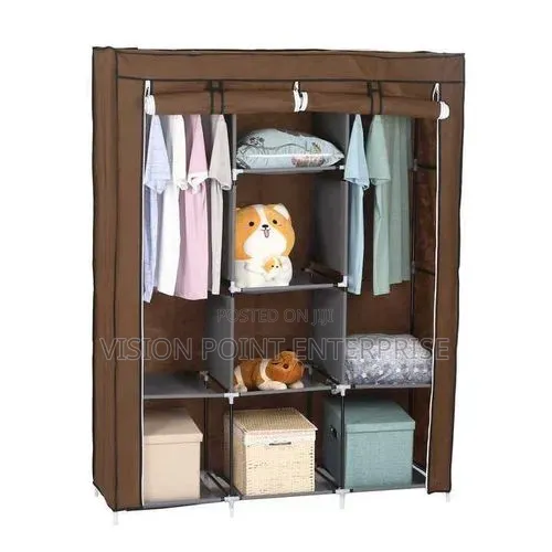 Metallic Wardrobe 3 Column