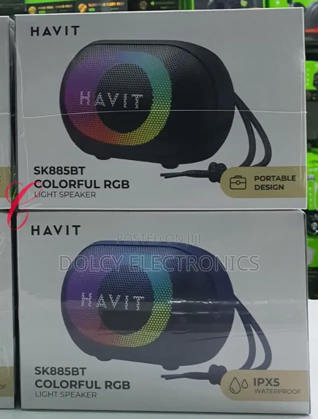 Havit Sk885bt Colourful RGB Light 8w Speaker.