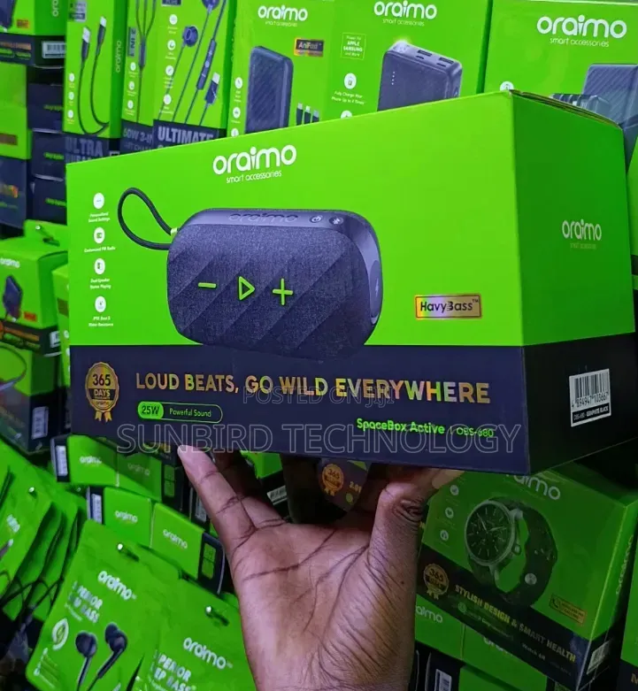 Oraimo Spacebox Active Obs-680 25w Powerful Sound Speaker