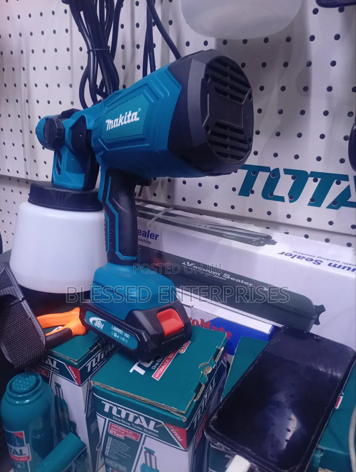 36 Volt Lithium Battery Cordless Makita Spray Gun