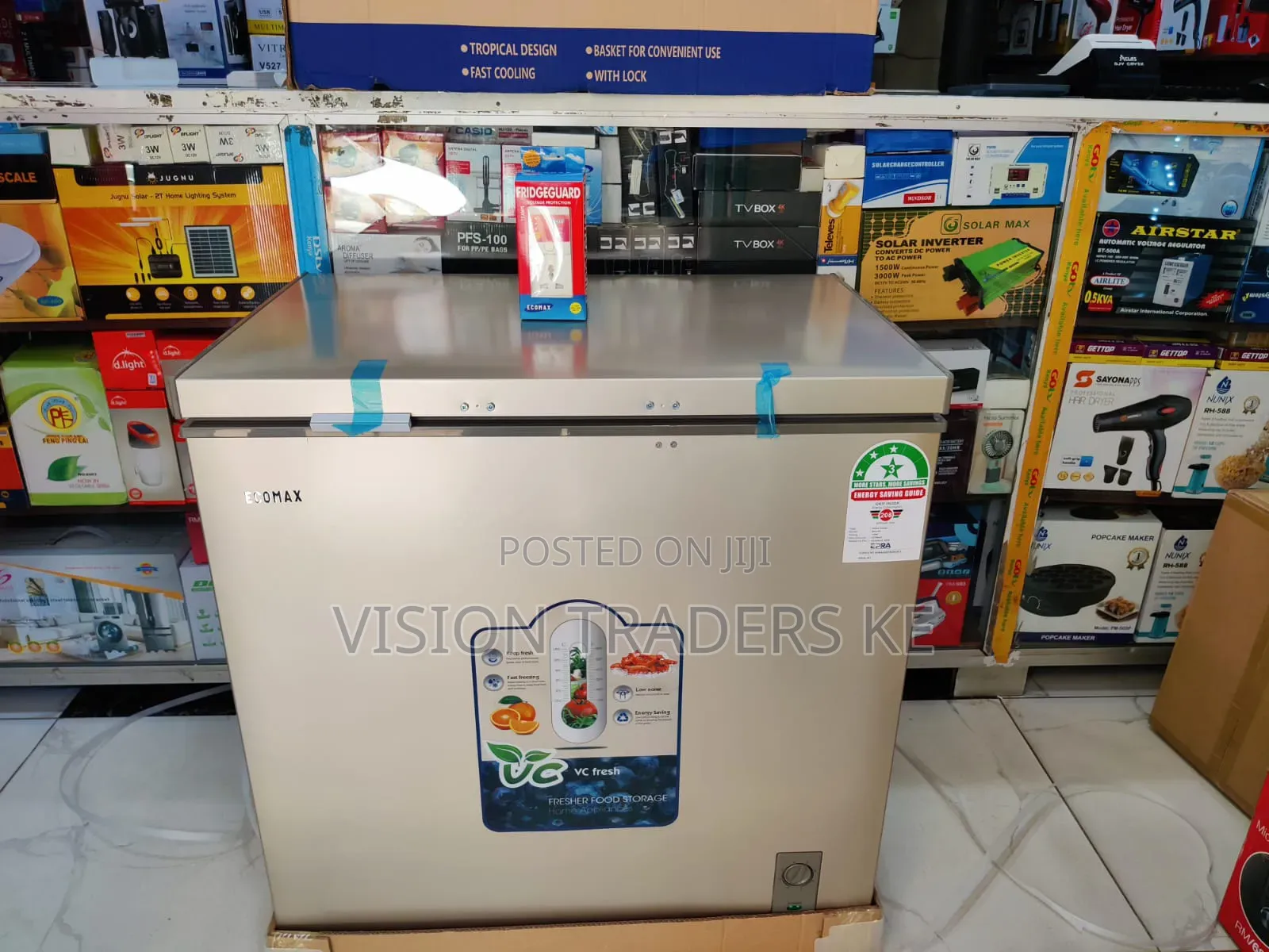 Ecomax Freezer 219litres New and Improved With Free Fridge Guard