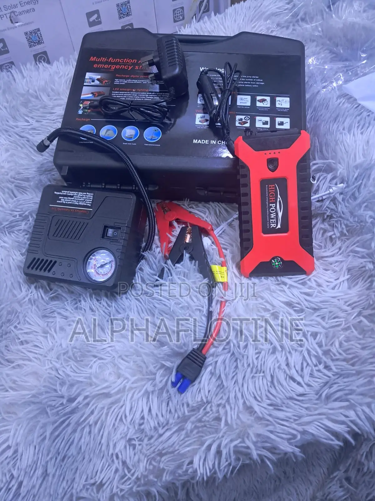 Heavy Duty Car Jump Starter and Tire Inflator