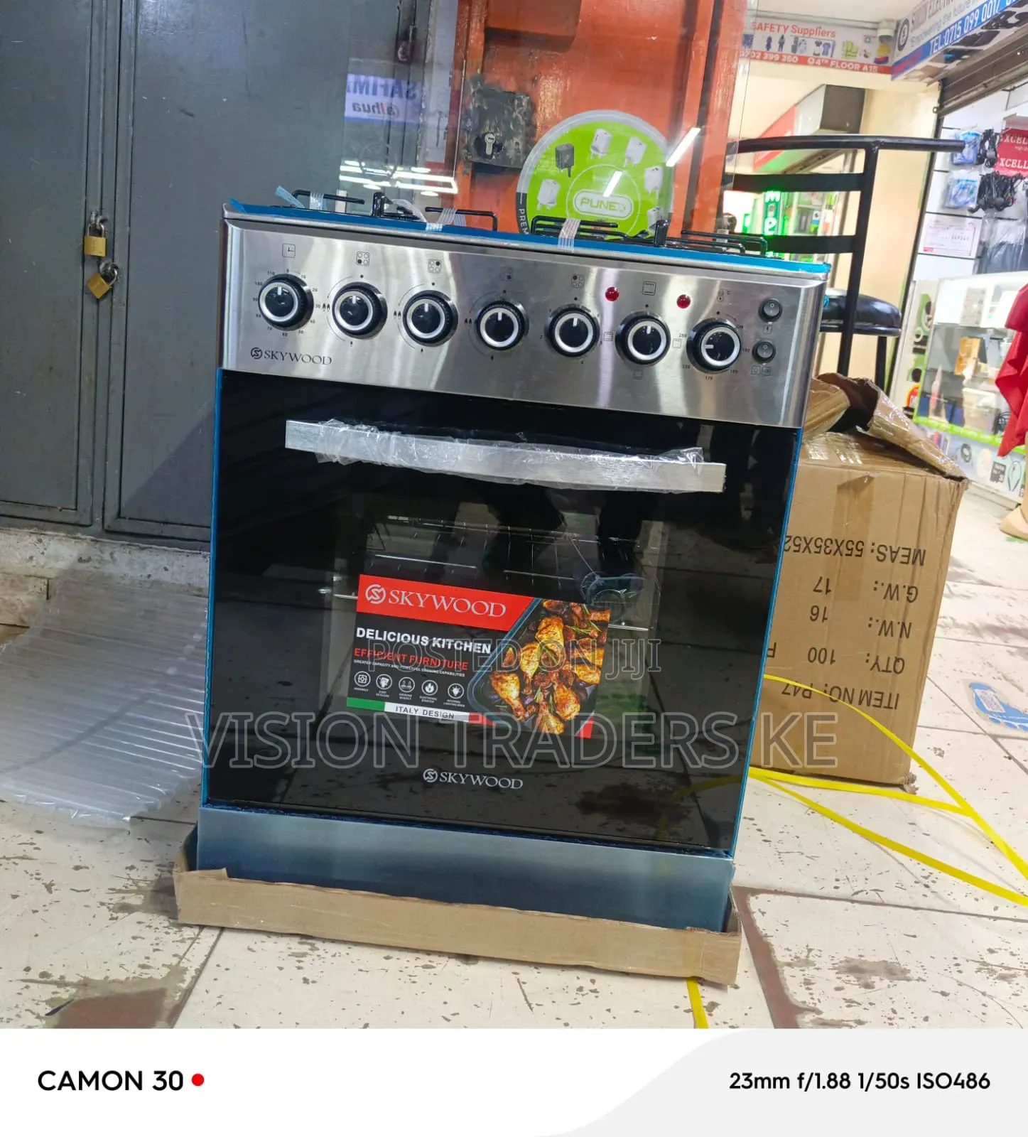 Skywood 60*60cm 3g +1e Standing Cooker With Electric Oven Timer
