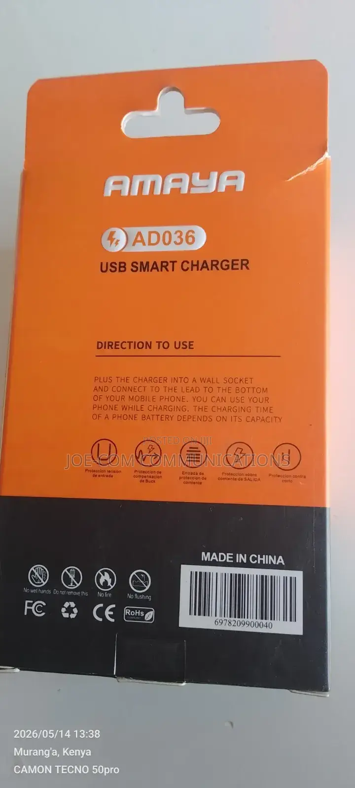 Amaya 2 Ports Charger