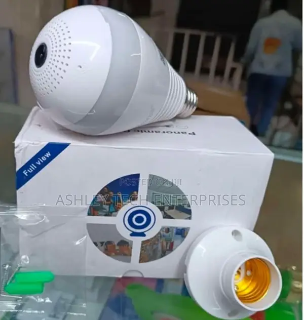 Wireless Panoramic Bulb Camera – V380 New